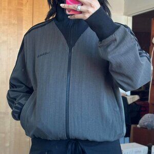 Adidas Women's Black and Green Jacket